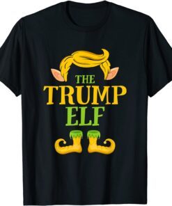 The Trump Elf Group Matching Family Christmas Tee Shirt