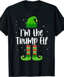 The Trump Elf Matching Family Group Christmas Party Pajama Gift Shirt