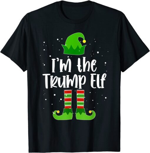 The Trump Elf Matching Family Group Christmas Party Pajama Gift Shirt