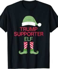 The Trump Supporter Elf Family Christmas Tee Shirt