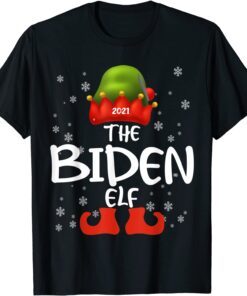 The biden Elf Family Matching Christmas Group Tee T-Shirt