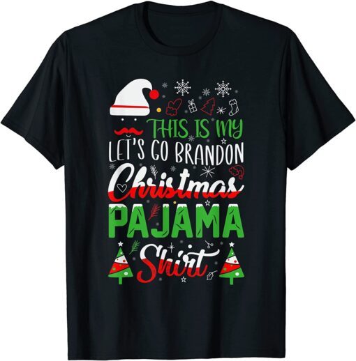 This Is My Christmas Anti Biden Pajama Shirt Tee Shirt