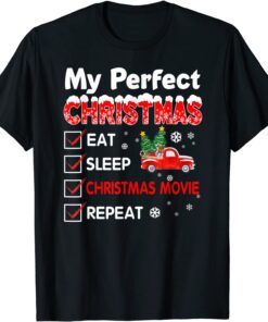 This Is My Christmas Movie Watching Tee Shirt