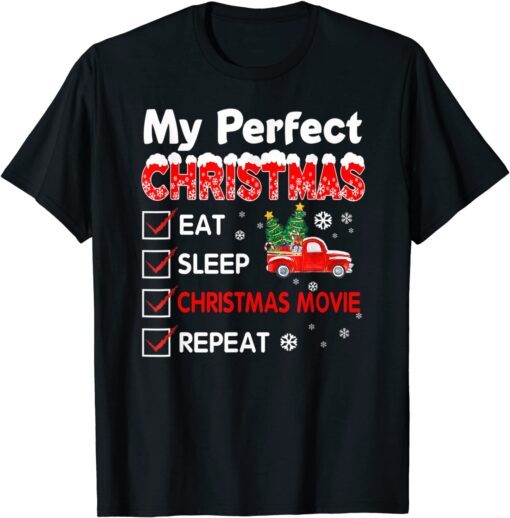 This Is My Christmas Movie Watching Tee Shirt