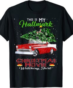 This Is My Christmas Movie Watching with Vintage Truck Tee Shirt