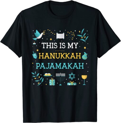 This Is My Hanukkah Pajamakah Hanukkah Pajamas Tee Shirt