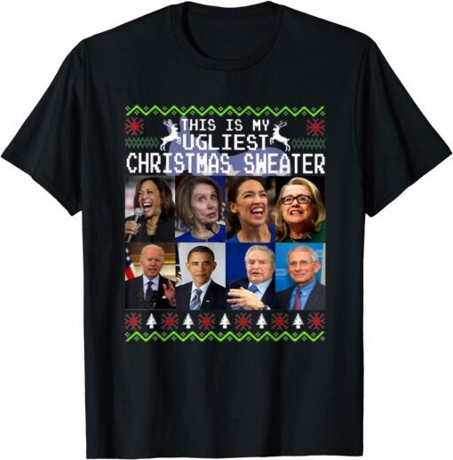 This Is My Ugly Christmas-Sweater Harris Biden Tee Shirt