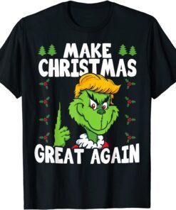 Trump 2024 Make Christmas Great Again Ugly Sweater Tee Shirt