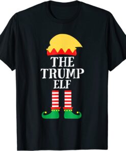 Trump Elf Christmas Matching Family Group Xmas Party Pajama Tee Shirt