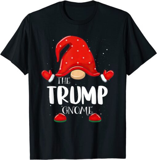 Trump Gnome Matching Family Group Christmas Pajama Tee Shirt