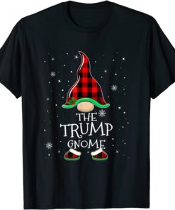 Trump Gnome Matching Family Group Christmas Party Pajama Tee Shirt