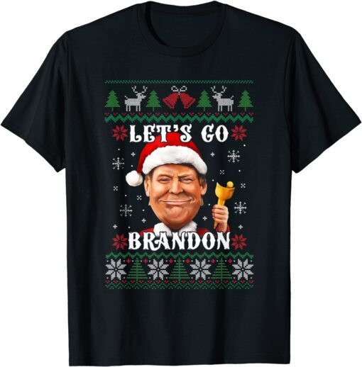 Trump Let’s Go Brandon Ugly 2022 Christmas Tee Shirt