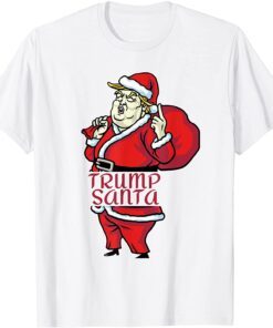 Trump Santa Elf Matching Family Group Christmas Party Pajama T-Shirt