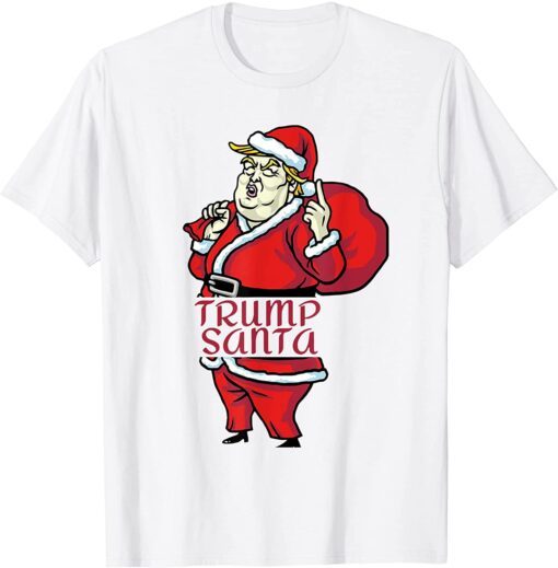 Trump Santa Elf Matching Family Group Christmas Party Pajama T-Shirt