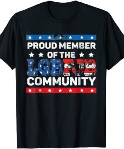 US FLAG Republicans Proud Member Of LGBFJB Community 2021 T-Shirt