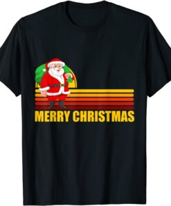 Vintage Christmas Santa Claus Tee Shirt