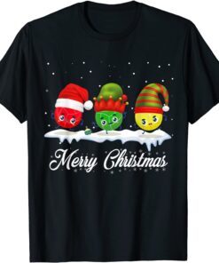 Volleyball Balls Christmas Buffalo Plaid Leopard Pajama Xmas Tee Shirt