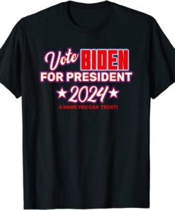 Vote Biden For President 2024 Joe Biden 2024 Democrat Tee Shirt