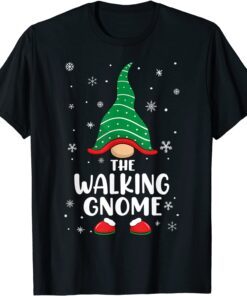 Walking Gnome Matching Family Christmas Pajamas Costume Tee Shirt