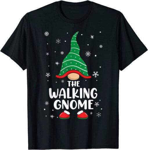 Walking Gnome Matching Family Christmas Pajamas Costume Tee Shirt