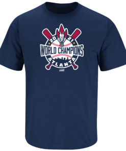 World Champions Atlanta Braves Baseball Tee Shirt