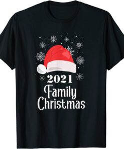 2021 Family Christmas Squad Family Matching Pajama Tee Shirt