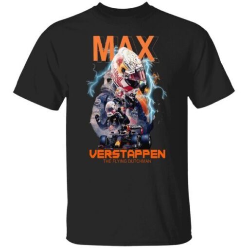 2021 Max Verstappen F1 World Champion The Flying Dutchman Tee shirt