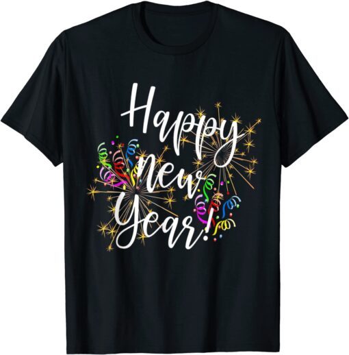 2022 Happy Party New Year Eve Family Matching Tee Shirt