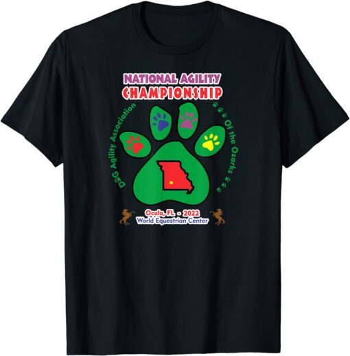 2022 National Agility Championship DAAO Tee Shirt