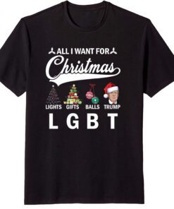 All I Want For Christmas Donald Trump LGBT Christmas T-Shirt