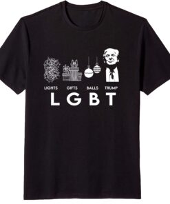 All I Want For Christmas Trump LGBT Christmas Tee Shirt