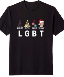 All I Want For Christmas Trump LGBT Trump Christmas Tee Shirt