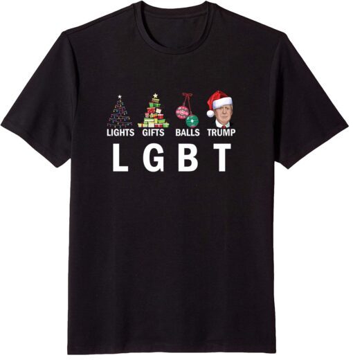 All I Want For Christmas Trump LGBT Trump Christmas Tee Shirt