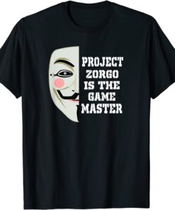 Anonymous Mask Project Zorgo Game Master Tee Shirt