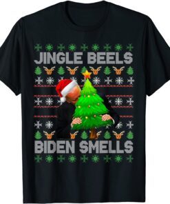 Anti Biden Jingle Bells Biden Smells Uglys Christmas Sweater Tee Shirt