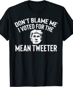 Anti Biden Trump Don't Blame Me I Voted For The Mean T-Shirt