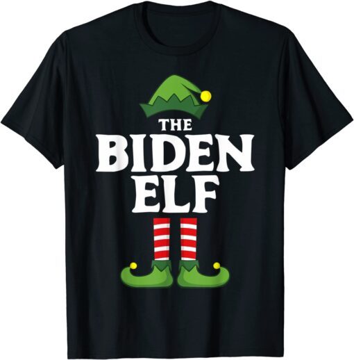 Biden Elf Matching Family Group Christmas Pajama Tee Shirt