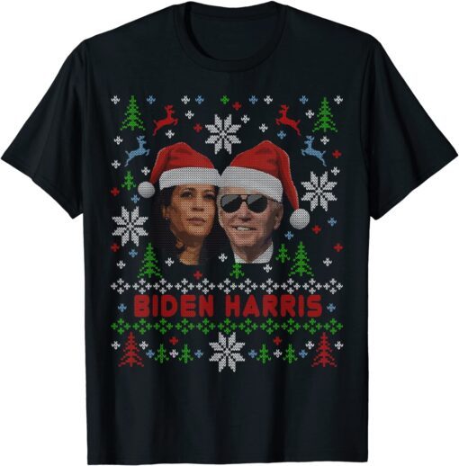 Biden Harris 2022 Voter Ugly Christmas Tee Shirt