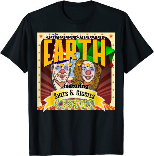 Biden Jingle Joe Giggles Circus Trump 2024 Conservative Tee Shirt