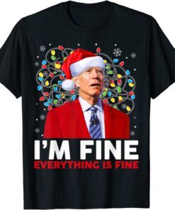 Biden Republican Christmas Santa Hat Costume For Xmas Tee Shirt