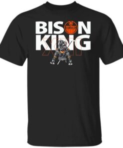 Bison King Edmonton Oilers Tee Shirt