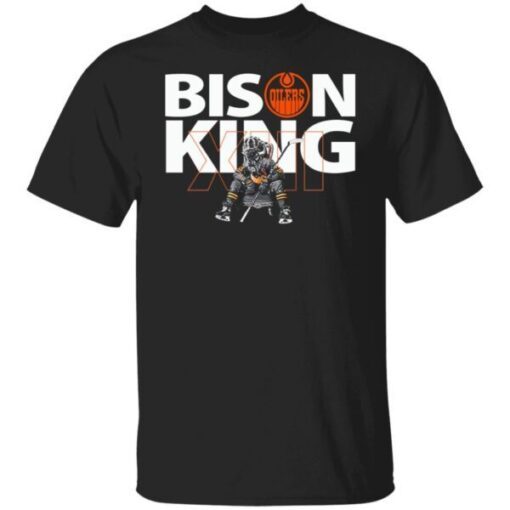 Bison King Edmonton Oilers Tee Shirt