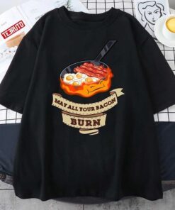 Calcifer May All Your Bacon Burn Ghibli Tee Shirt