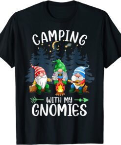 Camping With My Gnomies Gnome Camp Tee Shirt