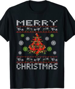 Cardinal Birds Christmas Tree Boon Christmas Cardinal Tee Shirt