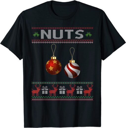 Chest Nuts Matching Chestnuts Christmas Couples Chest Tee Shirt