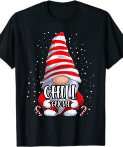 Chill Gnome Christmas Pajamas Matching Family Group Tee Shirt