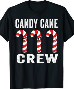 Christmas Candy Cane Crew Christmas Candy Cane Pajamas Tee Shirt