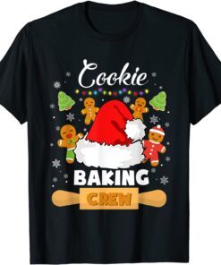 Christmas Cookie Baking Crew Pajamas Family Christmas Tee Shirt