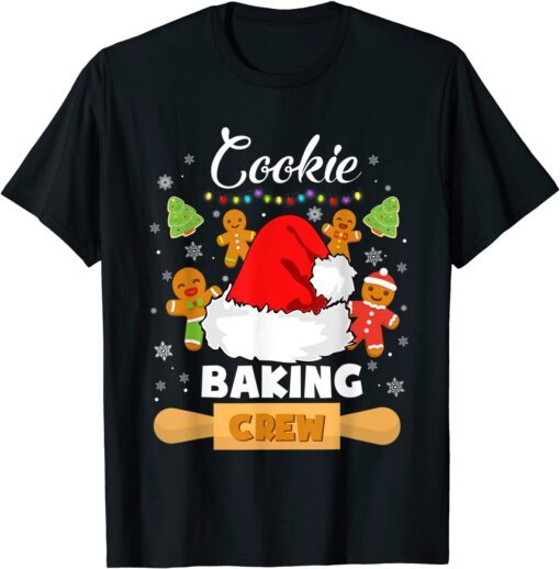 Christmas Cookie Baking Crew Pajamas Family Christmas Tee Shirt